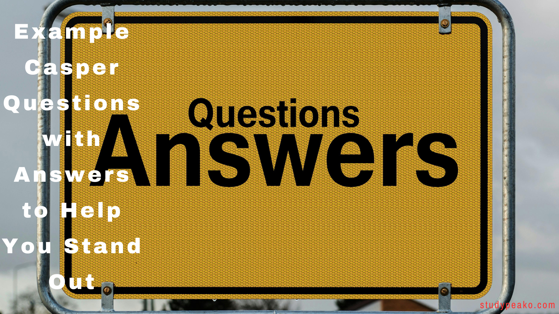 Example Casper Questions with Answers